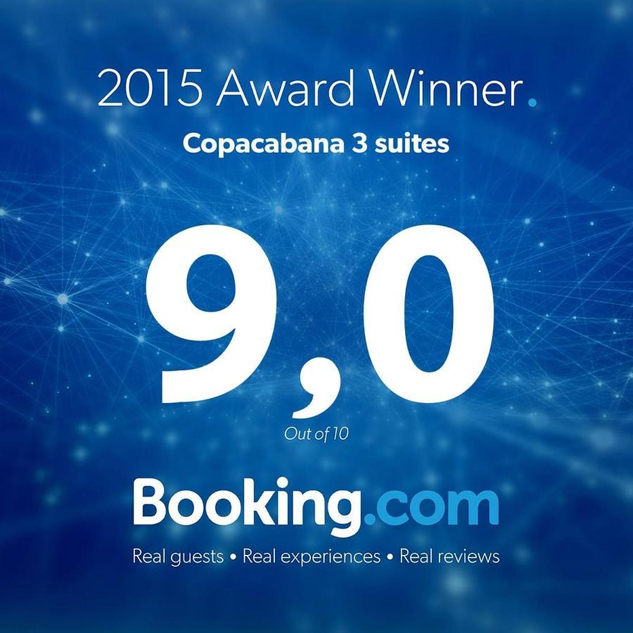 ריו דה ז'ניירו Copacabana 3 Suites, Andar Alto Com Vista Mar, 9 Camas, Enorme, Wifi 300Mb, Ar Condicionado Em Todas Suites, Pauloangerami Mvc1812 מראה חיצוני תמונה