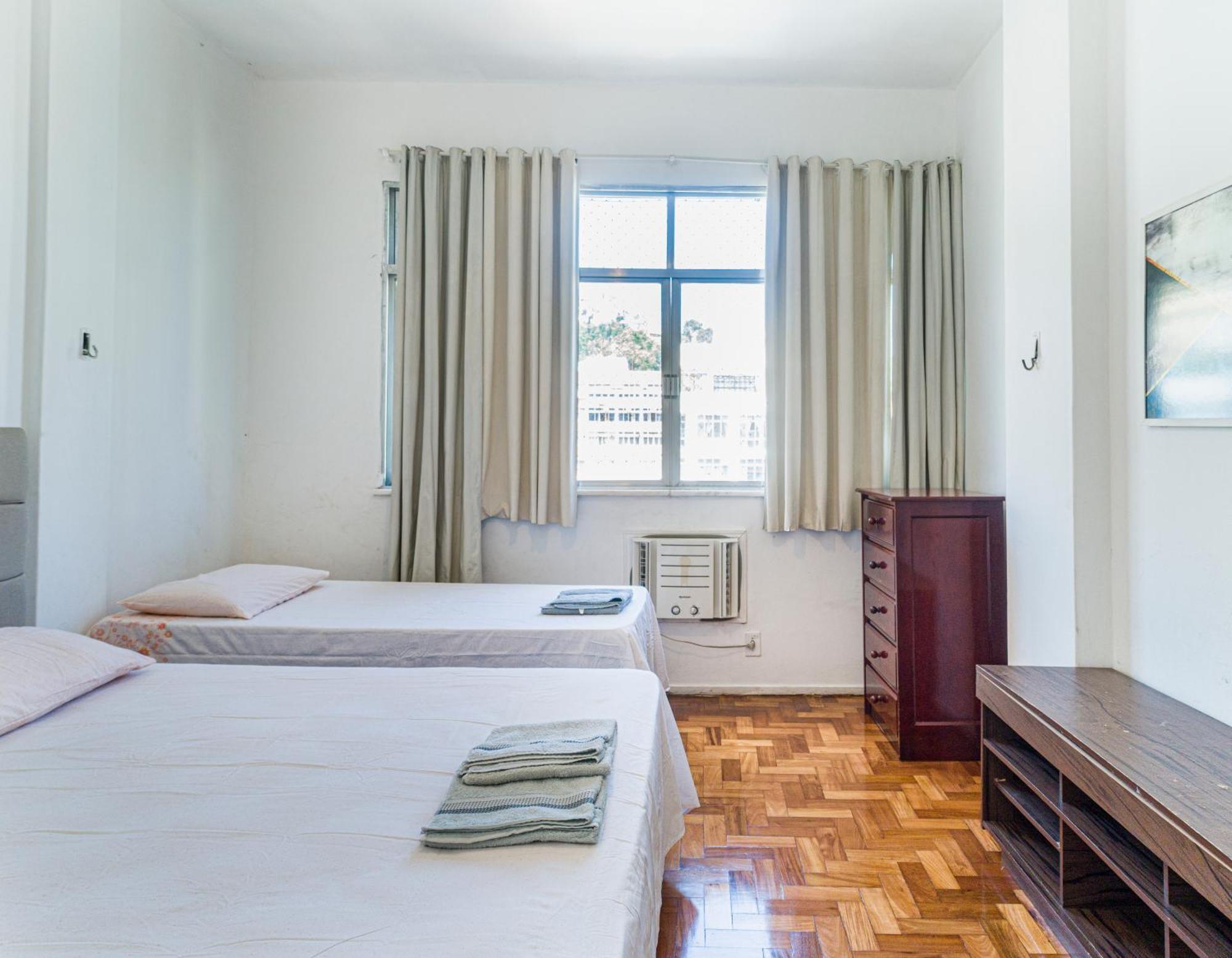 ריו דה ז'ניירו Copacabana 3 Suites, Andar Alto Com Vista Mar, 9 Camas, Enorme, Wifi 300Mb, Ar Condicionado Em Todas Suites, Pauloangerami Mvc1812 מראה חיצוני תמונה