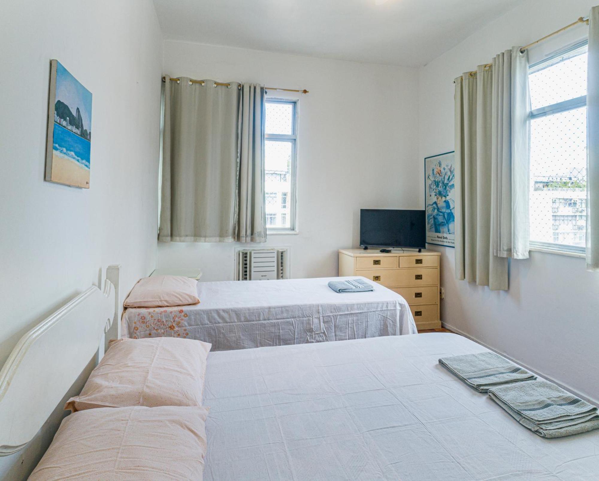 ריו דה ז'ניירו Copacabana 3 Suites, Andar Alto Com Vista Mar, 9 Camas, Enorme, Wifi 300Mb, Ar Condicionado Em Todas Suites, Pauloangerami Mvc1812 מראה חיצוני תמונה